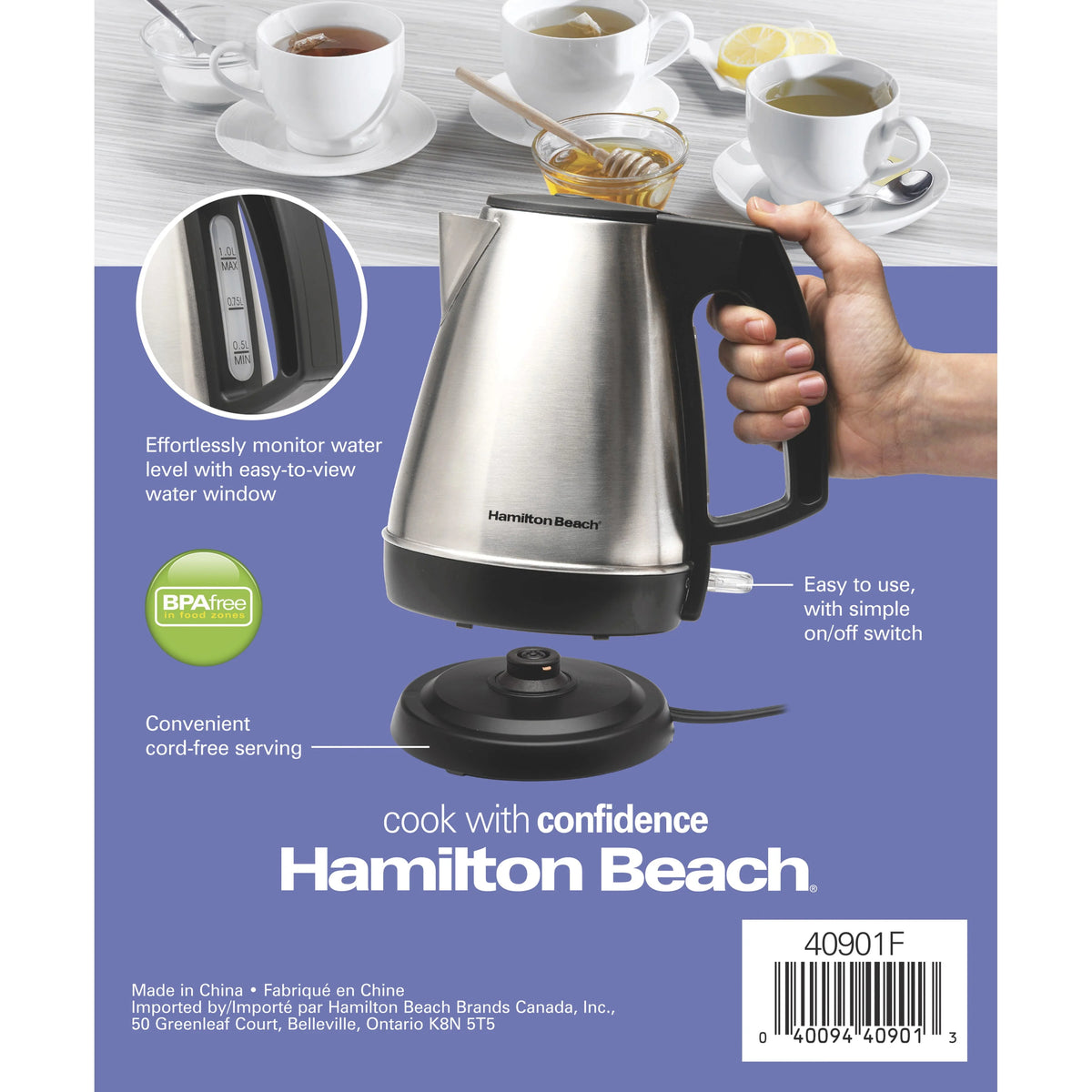 1 Liter Stainless Steel Electric Kettle D169209