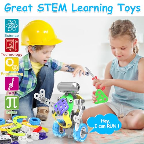 10 in 1 STEM Building Toys for Kids Ages 4-8 D40913