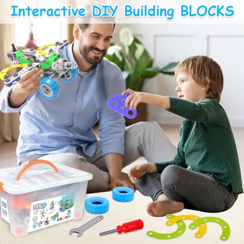 10 in 1 STEM Building Toys for Kids Ages 4-8 D40913