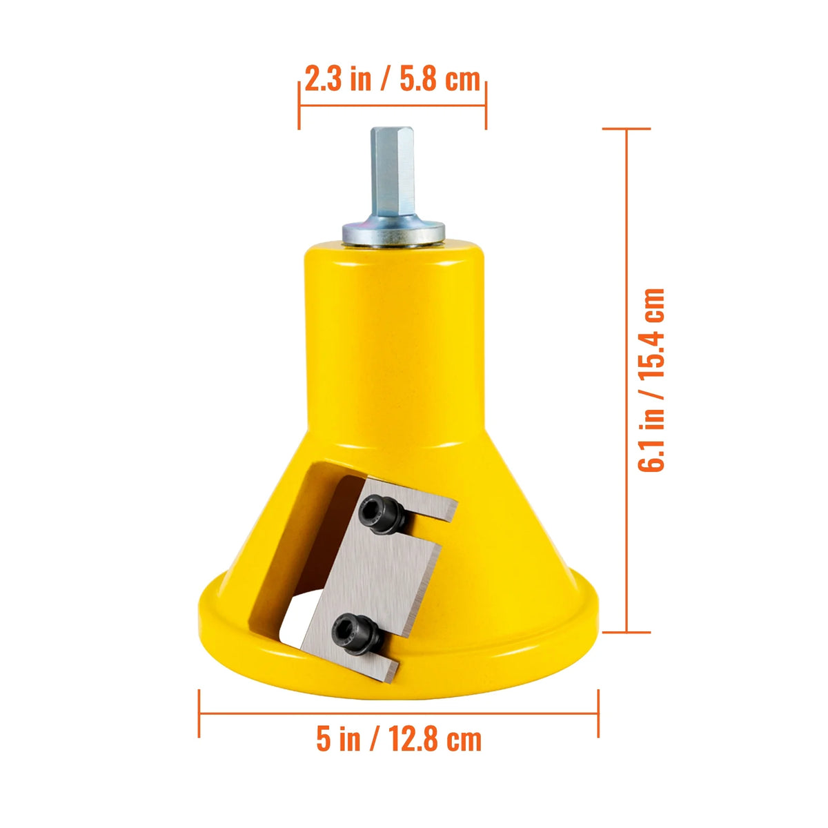 1.5" / 38 mm Diameter Dual Straight Blades Aluminum Steel Tenon Cutter U355