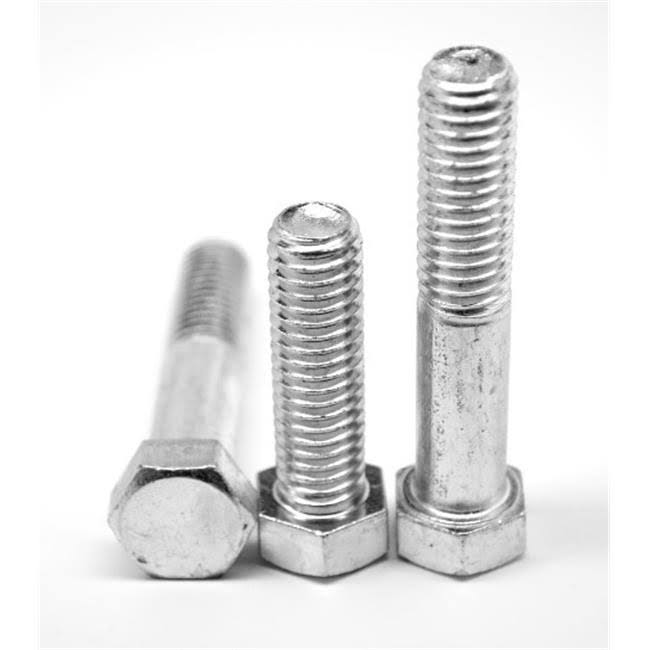 0.5in. x 5.75 in. PT Coarse Threaded Grade 8 Hex Cap Screw, Alloy Steel - Yellow Zinc Plated - 100 Piece T771