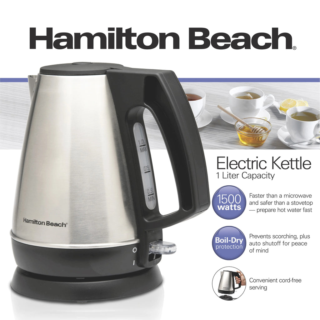 1 Liter Stainless Steel Electric Kettle D169209