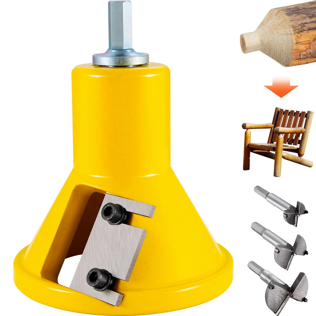 1.5" / 38 mm Diameter Dual Straight Blades Aluminum Steel Tenon Cutter U355