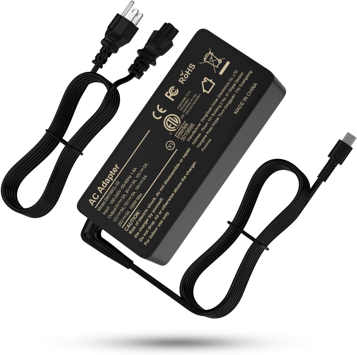 100W USB C Laptop Charger E30304