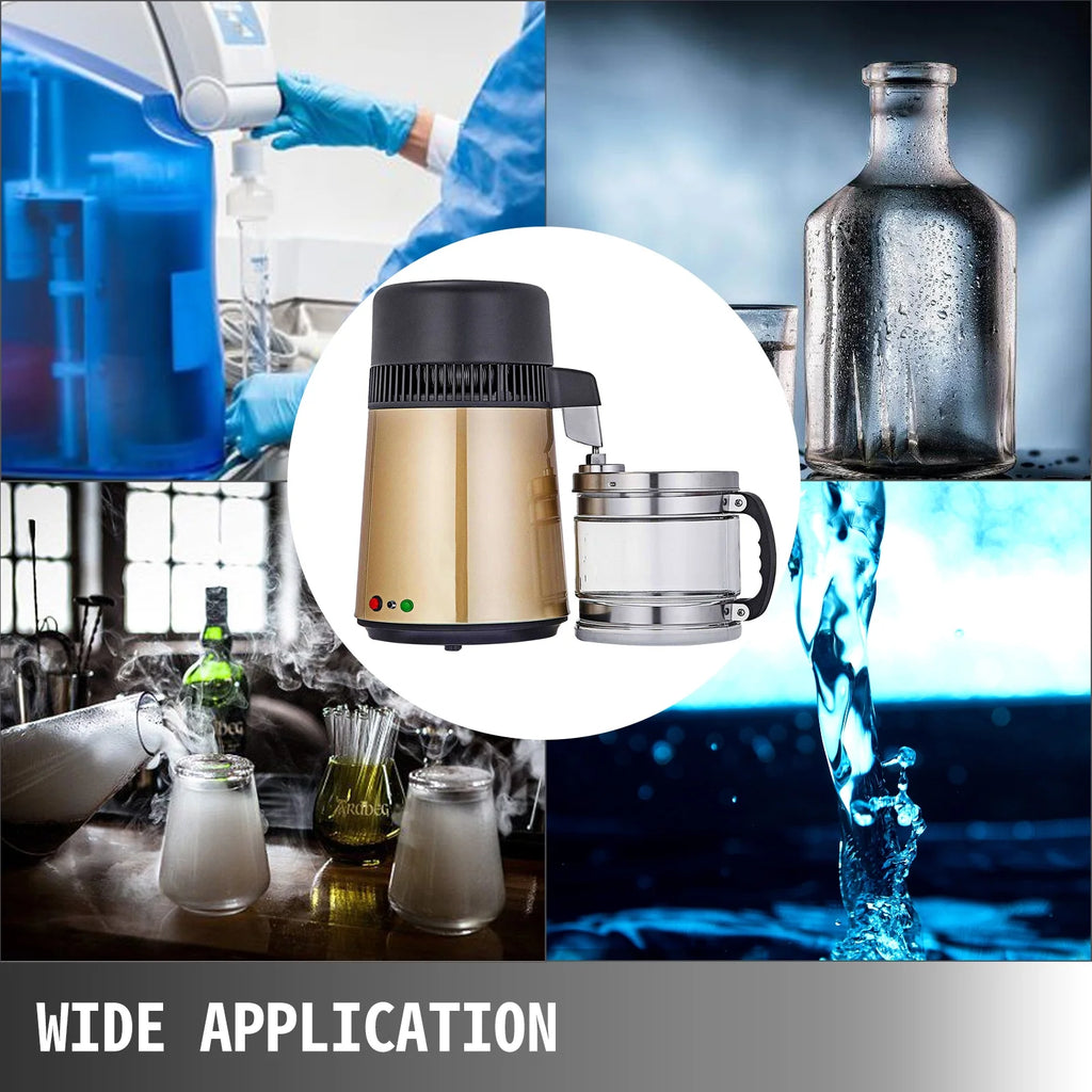 1.1 gal 4L Stainless Steel Water Distiller Machine U80814