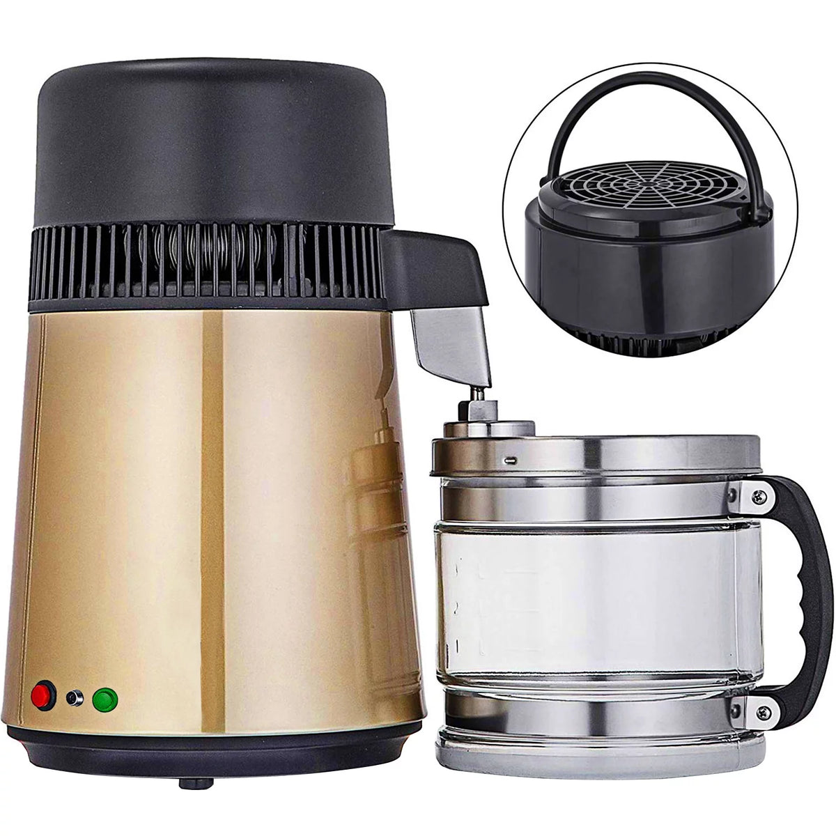 1.1 gal 4L Stainless Steel Water Distiller Machine U80814