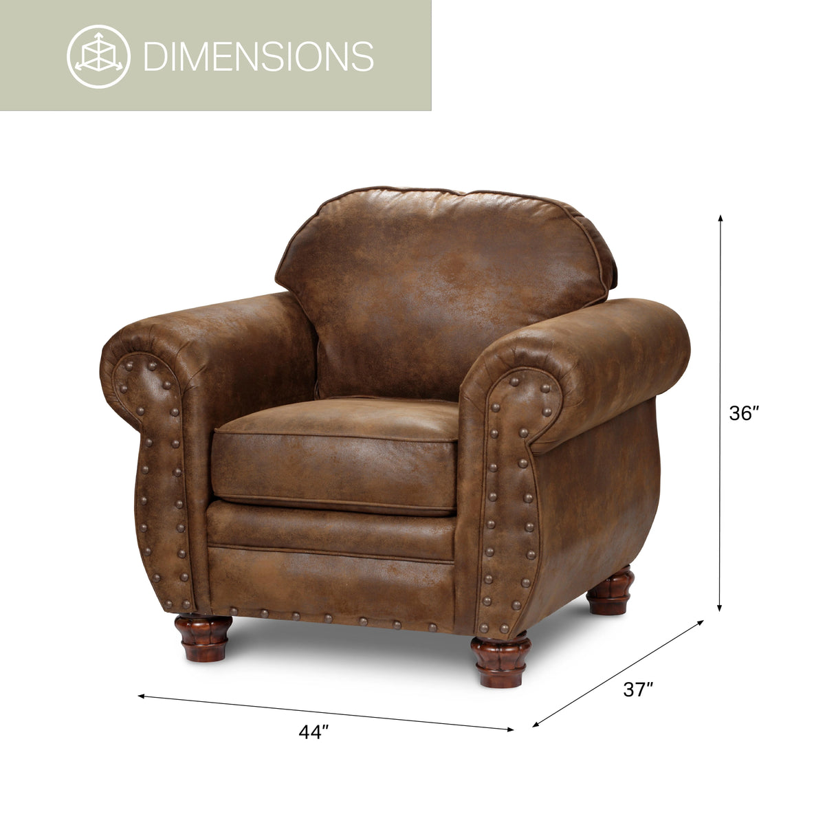 Arm Chair with Matching Ottoman Y719916